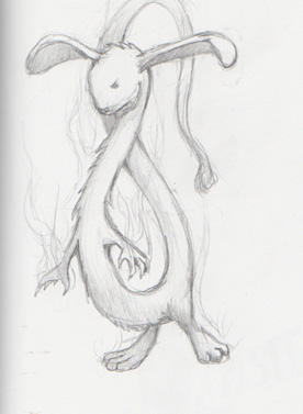 Dragon Bunny Sketch